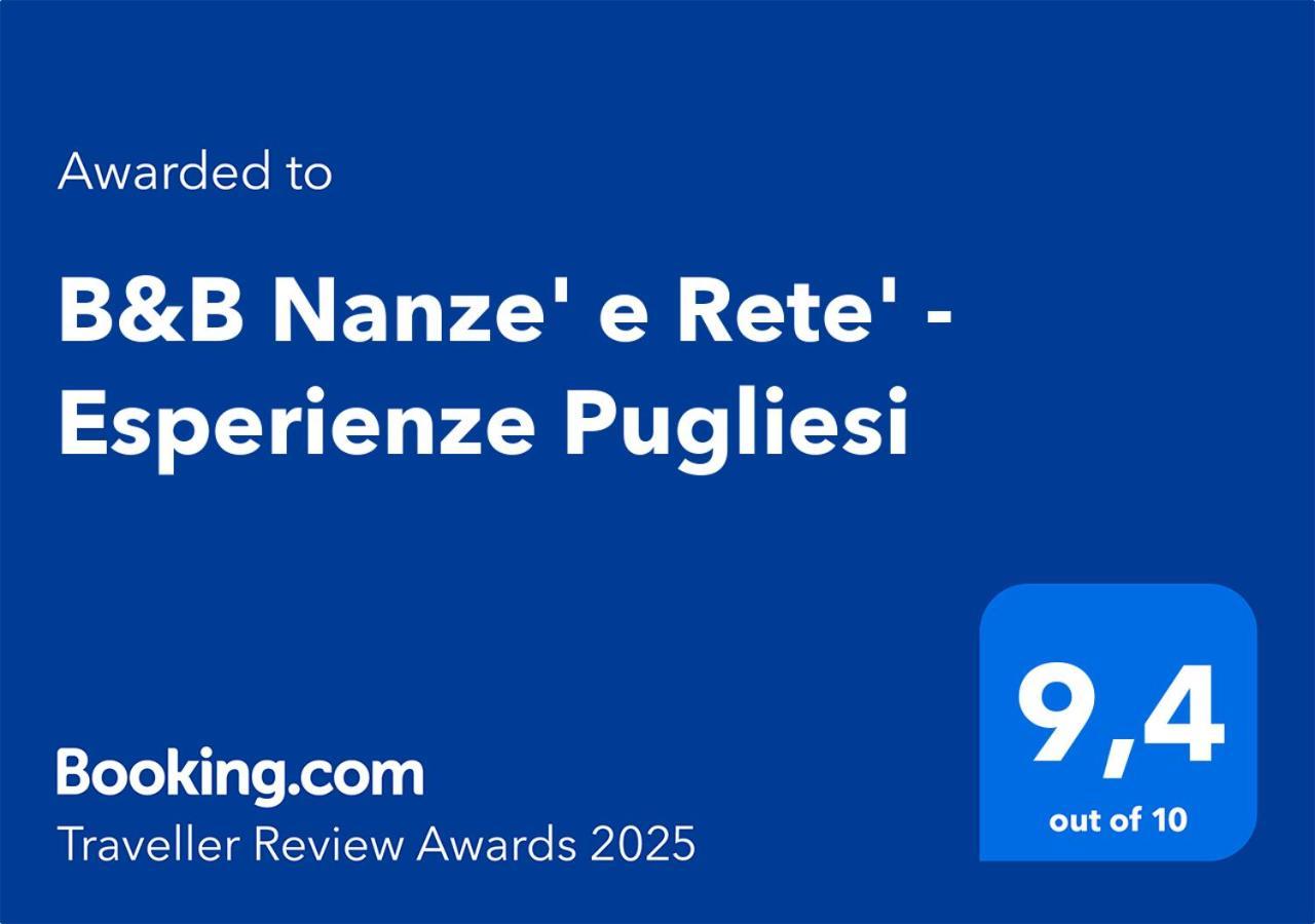 B&B Nanze' E Rete' - Esperienze Pugliesi Carosino Zewnętrze zdjęcie
